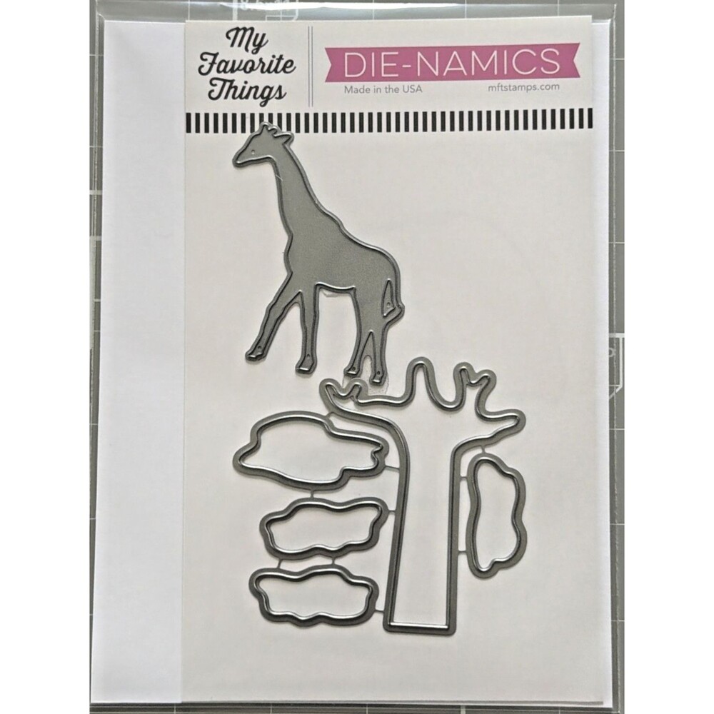 My Favorite Things Die-namics Retired Giraffe and tree dies
